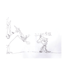 シロちゃんの冒険1（個別スタンプ：8）