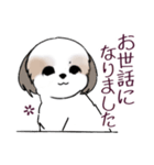 Stickers_Shih Tzu_i シーズースタンプ春（個別スタンプ：11）