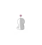 お花のついた変なやつ（個別スタンプ：11）