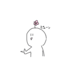 お花のついた変なやつ（個別スタンプ：16）