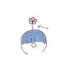お花のついた変なやつ（個別スタンプ：18）