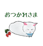 しろねこといちご【修正版】（個別スタンプ：39）