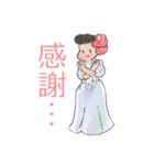 毎日使えるフラガールやさしい敬語（個別スタンプ：7）