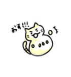 だるまねこ。（個別スタンプ：14）