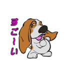 バセットハウンド(犬) 45（個別スタンプ：17）