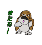 バセットハウンド(犬) 45（個別スタンプ：19）