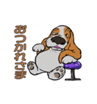 バセットハウンド(犬) 45（個別スタンプ：24）