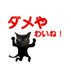 金沢弁の黒猫（個別スタンプ：13）