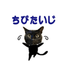 金沢弁の黒猫（個別スタンプ：40）