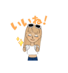 いなかのぎゃる（個別スタンプ：8）