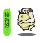 what the pug.（個別スタンプ：14）