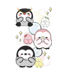 【Big】ぽっちゃりペンギン 3『・・・』（個別スタンプ：25）