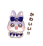 ふわふわかわいいうさぎたち スタンプ（個別スタンプ：13）