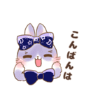 ふわふわかわいいうさぎたち スタンプ（個別スタンプ：28）