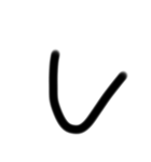 THE  ZATUMOJI   version(Ⅰ) 前半！！（個別スタンプ：12）