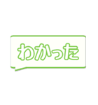 文字だけスタンプ【家族連絡】（個別スタンプ：9）