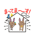 ポケットがあるうさぎだよ（個別スタンプ：7）