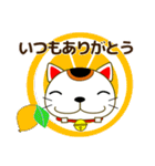 【敬語】大人の優しい気づかい 日常 招き猫（個別スタンプ：17）