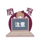 歌うりえちゃん（個別スタンプ：7）