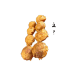 お好み焼き食べたい人（個別スタンプ：7）