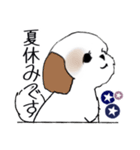 Stickers_Shih Tzu_i シーズースタンプ夏（個別スタンプ：11）