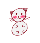 姪のお絵かき(まるいねこ)（個別スタンプ：4）