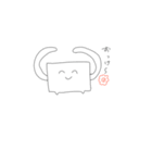 かわいいとうふだよ（個別スタンプ：3）