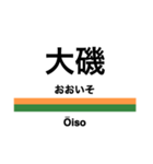 東海道本線1(東京-熱海)の駅名スタンプ（個別スタンプ：12）