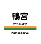 東海道本線1(東京-熱海)の駅名スタンプ（個別スタンプ：15）