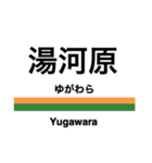 東海道本線1(東京-熱海)の駅名スタンプ（個別スタンプ：20）