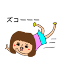 便利なブサカワ子ちゃん（個別スタンプ：4）