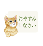 かわいい子猫の、日常ごあいさつ【修正版】（個別スタンプ：22）