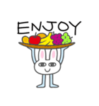 Bunny Blueberry スタンプ 毎日（個別スタンプ：10）