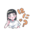 オン眉女の子のスタンプ2（個別スタンプ：12）