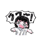 オン眉女の子のスタンプ2（個別スタンプ：14）
