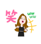 全国の女子のためのあいさつスタンプ（個別スタンプ：25）