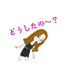 全国の女子のためのあいさつスタンプ（個別スタンプ：36）