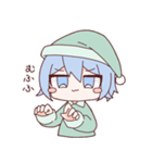 ねむそうな子（個別スタンプ：1）