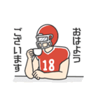 アメフト君の日常（個別スタンプ：9）