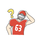 アメフト君の日常（個別スタンプ：30）