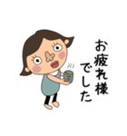 エプロン母さん（個別スタンプ：2）