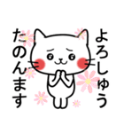 毎日使える☆白ネコの大阪弁（個別スタンプ：11）