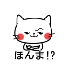 毎日使える☆白ネコの大阪弁（個別スタンプ：14）