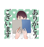 ぽまみ式なんでもメモする系女子(敬語挨拶)（個別スタンプ：2）