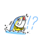 富山県の魚「きときとブリくん」スタンプ（個別スタンプ：34）