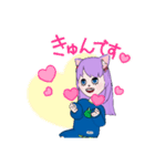 猫耳ガールスタンプ（個別スタンプ：6）