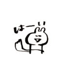 筆書きウサギ（個別スタンプ：6）