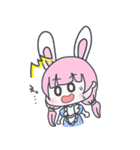 うさぎ少女ちゃんの日常会話スタンプ♪（個別スタンプ：1）