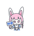 うさぎ少女ちゃんの日常会話スタンプ♪（個別スタンプ：5）