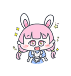 うさぎ少女ちゃんの日常会話スタンプ♪（個別スタンプ：16）